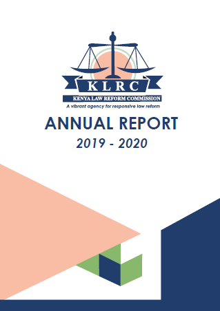 kenya law reform commission klrc annual report 2019 2020